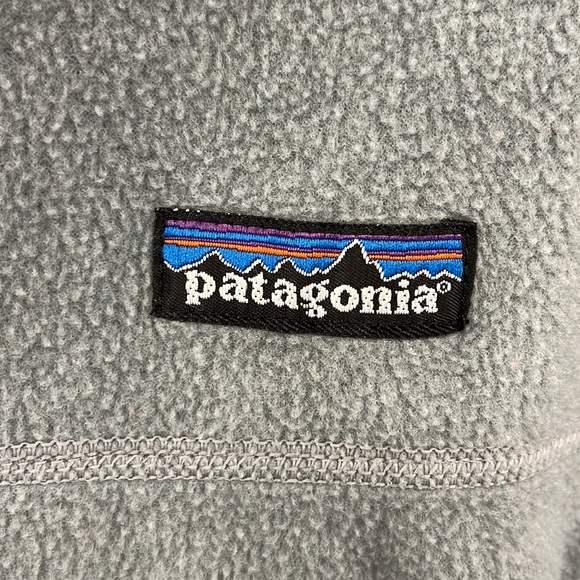Vintage Patagonia 1998 Gray Synchilla Full Zip Fleece Jacket Size M El Capilene - Picture 6 of 16